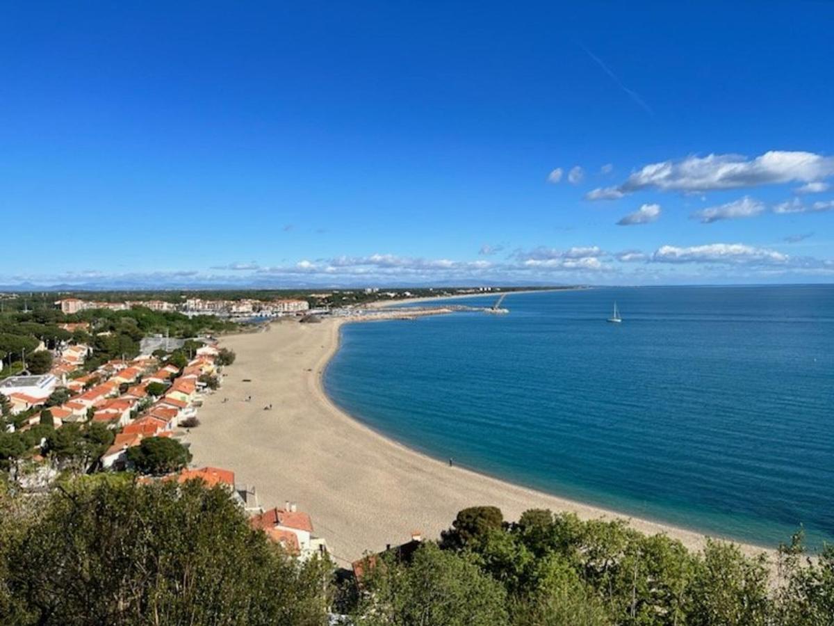 Studio Cabine Avec Terrasse 4 Pers, Acces Direct Plage, Tv, Animaux Admis - Argeles-Sur-Mer - Fr-1-225-798 Екстер'єр фото