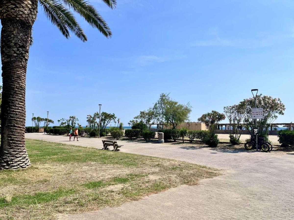 Studio Cabine Avec Terrasse 4 Pers, Acces Direct Plage, Tv, Animaux Admis - Argeles-Sur-Mer - Fr-1-225-798 Екстер'єр фото